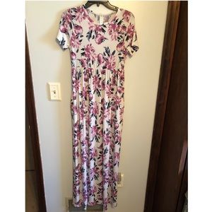 Long floral dress